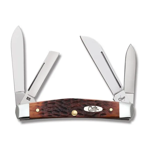 Case Chestnut Bone Medium Congress Knives 7017