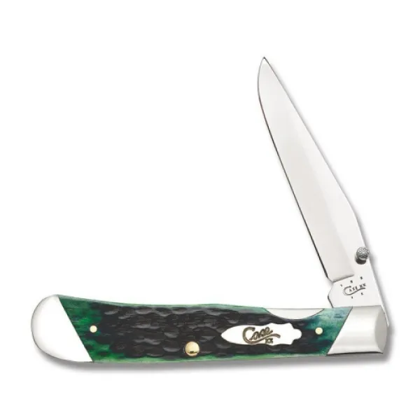 Case Slanted Bolster Hunter Green Bone- Standard Jig TrapperLock (6154L SS) CA70494