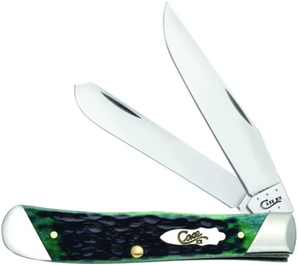 Case Slanted Bolster Hunter Green Bone- Standard Jig Trapper (6254 SS) CA70495