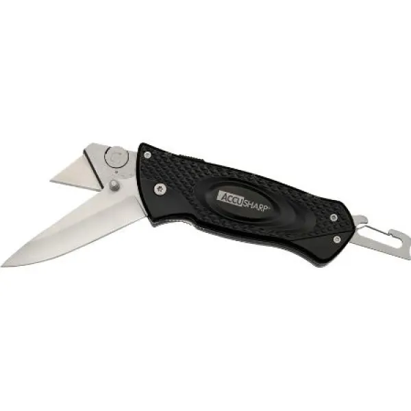 Accu-Sharp Black Turboslide Dual Blade Rust-Free 706C