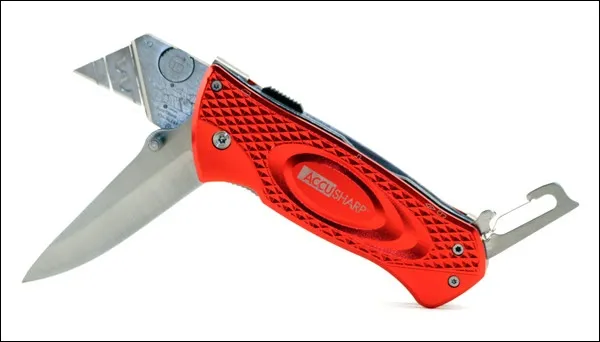 AccuSharp 707C Turboslide 2 Blades Red Aluminum