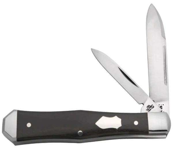 Case Tb Ebony Wood Coffin Jack Knives 7192