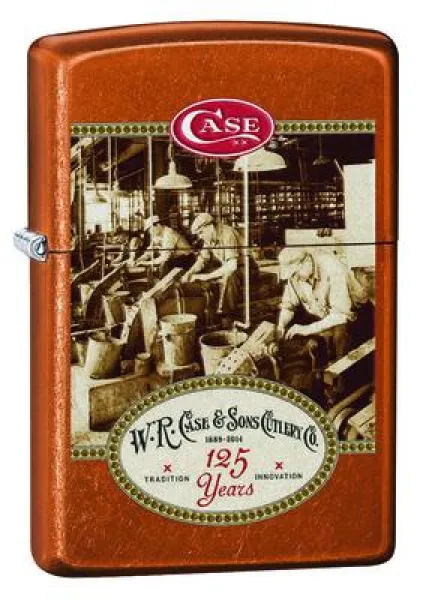 Case Zippo 125 Years Men Working Knives 72015