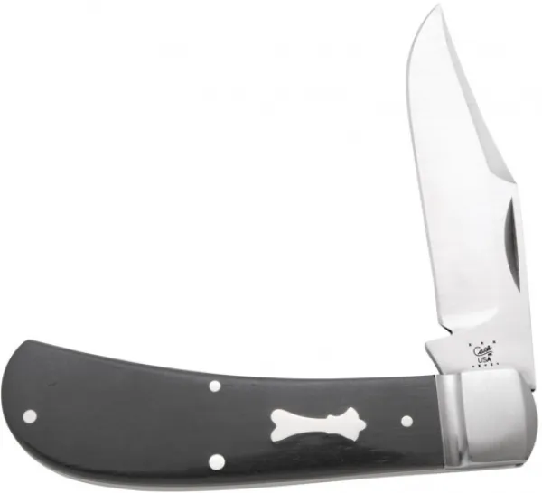 Case Ebony Wood Lannys Clip Knives 7204