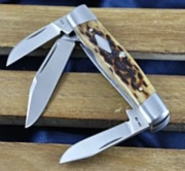 Case Tb Peach Jig Antiq Bn Cattle Knives 7222