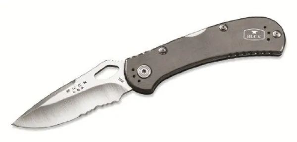Buck 7451 Spitfire Serrated Grey knives 722GYX1