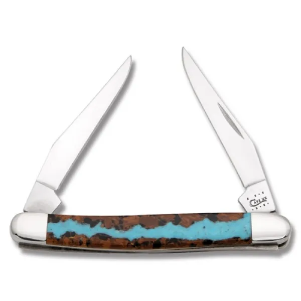 Case Exotic Veined Turq Muskra Knives 7263