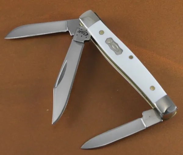 Case Ichthus Wh Syn Small Stockman Knives 7268