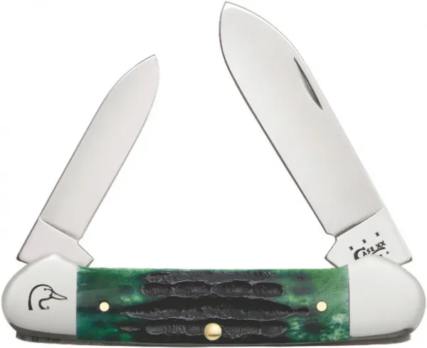 Case Du Deep Can Hunt Grn Canoe Knives 7304