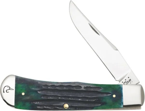 Case Du Deep Can Grn Backpocket Knives 7305