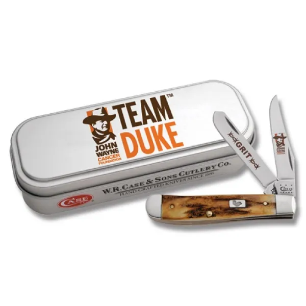 Case Team Duke Stag Mini Trap Knives 7447