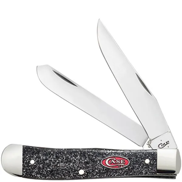 Case Sm Silver Stardust Kir Trapper Knives 75010