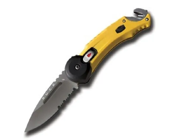 Buck Redpoint Rescue Yellow 3985 knives 753YWX