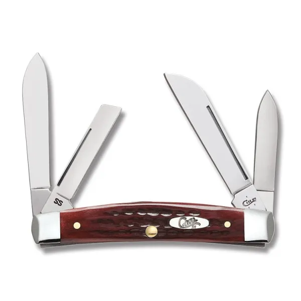 Case Pw Old Red Bn Medium Congress Knives 789