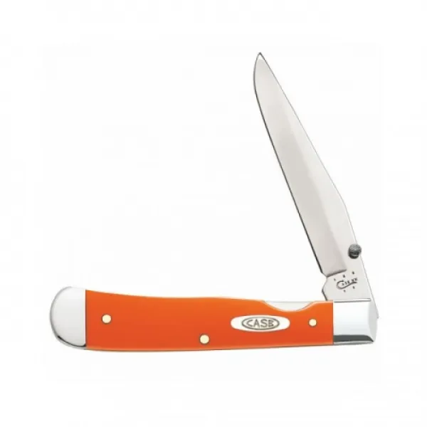 Case Ss Orange Syn Trapperlock Knives 80507