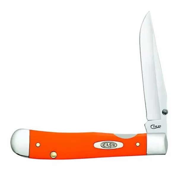 Case Kickstart® Orange Synthetic Smooth TrapperLock A-O (4154AC SS) U.S. Pat. 7,086,157 Knives 80511