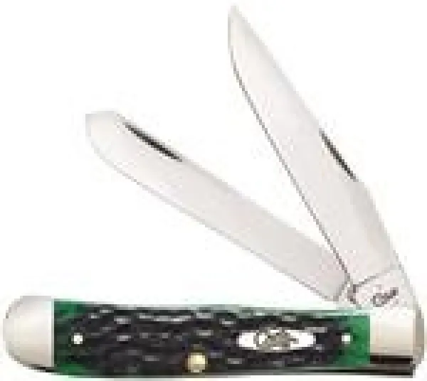 Case Hunter Green Bone Std Jig Trapper (6254 SS) Knives 87080