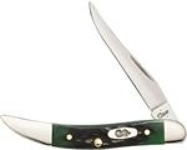 Case Hunter Green Bone Std Jig Small Texas Toothpick (610096 SS) Knives 87084
