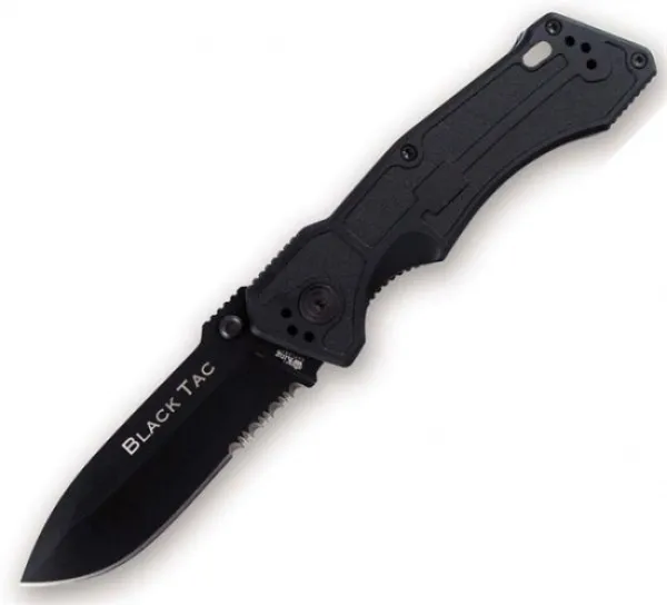 Ontario Black Tac Folder Tactical knives 8793
