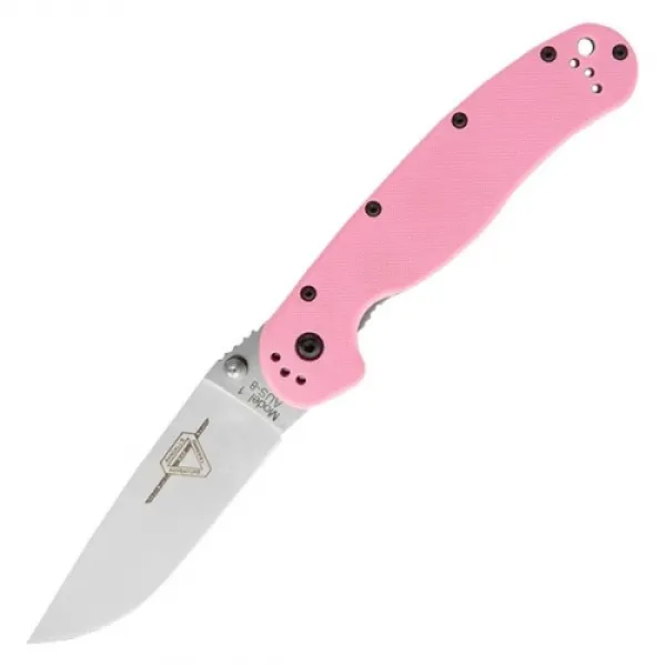 Ontario Rat 08865 Model 1 Folder Stainless Pink Knife