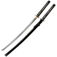 Cold Steel GOLD LION KATANA/DAMASCUS - 88ABK