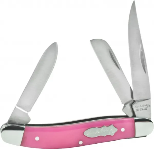 Imperial Schrade Premium Stockman Pink knives 897UHP