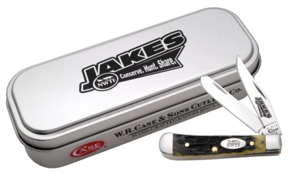 Case Olive GRN Tiny Trapper SM Tin CA8988