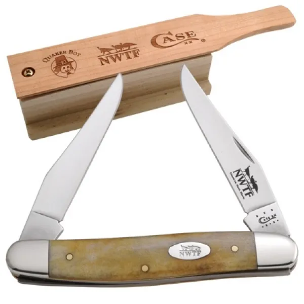 Case Antique Muskrat W Turkey Call Knives 8992