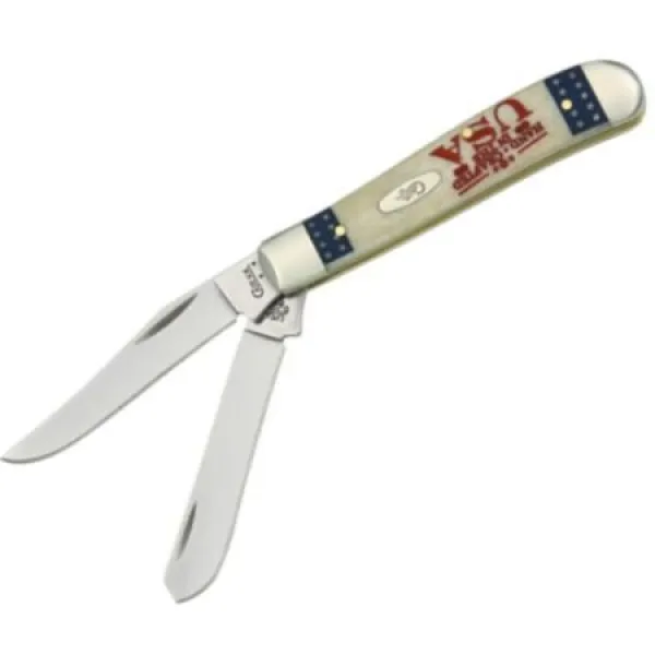 Case Xx Mini Trapper Natural Bone Knives 9123