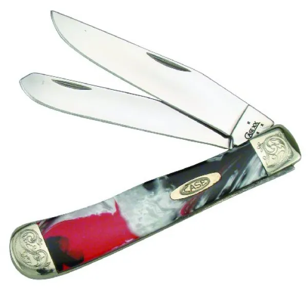 Case Man In Black Corelon Trapper Knives 9254MB-E