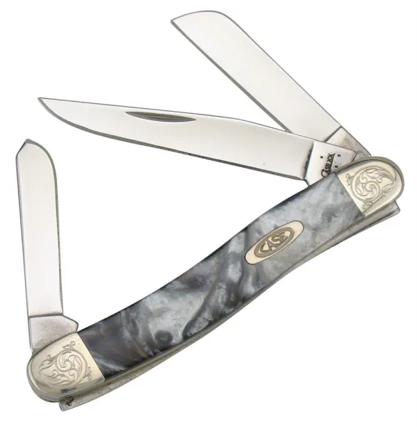 Case Ivory Quartz Med Stockman Knives 9318IQ-E