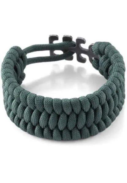 Columbia River Paracord Bracelet Adj Green Knives 9400G