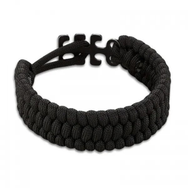 Columbia River Paracord Bracelet Adj Black Knives 9400K