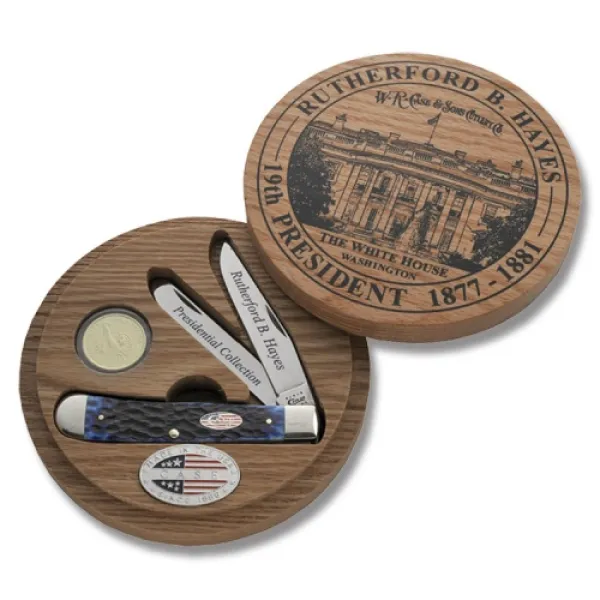 Case 9688 Rutherford B Hayes Presidential Trapper Set