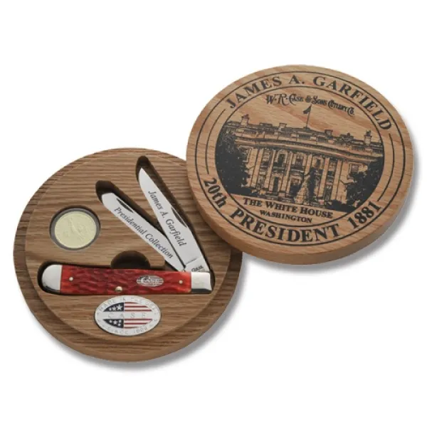 Case Garfield Presidential Trapper Knives 9689