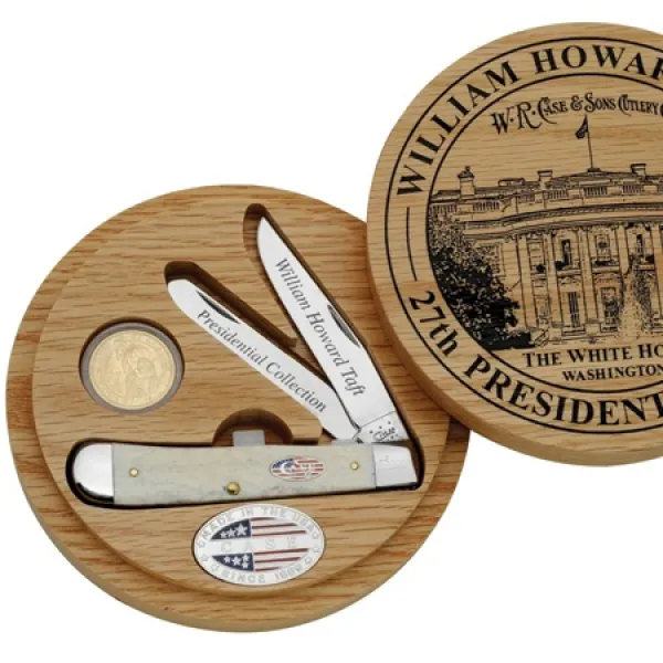 Case William Taft President Knives 9696