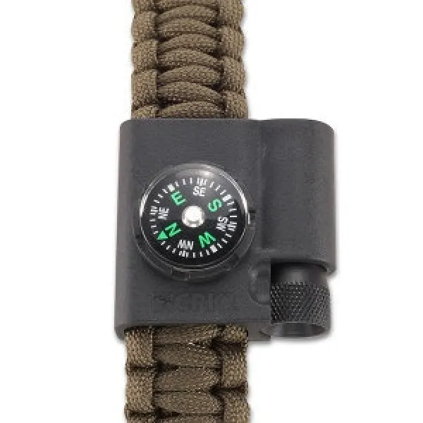 Columbia River Stokes Pracord Bracelet Compa Knives 9700
