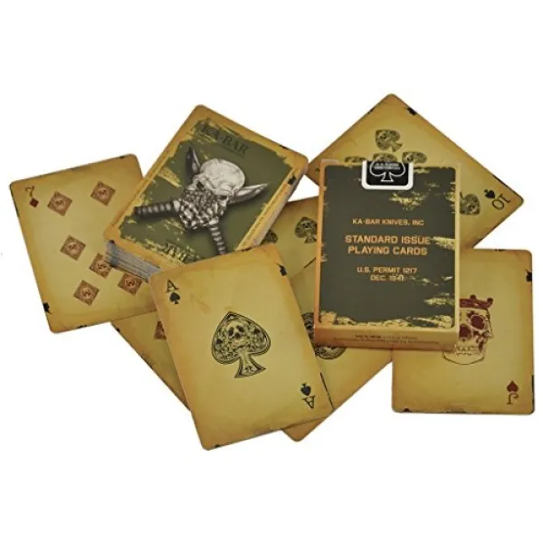 Ka-Bar Playing Cards knives 9914