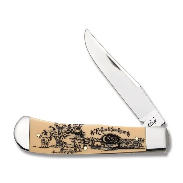 Case Cream Syn Backpocket-hndl Art Knives 9997