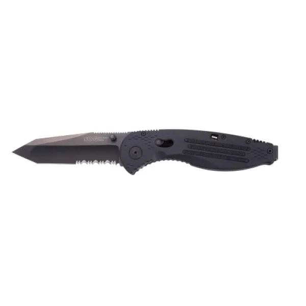 SOG Aegis Mini Blk Tini Tan - Ser knives AE24-CP