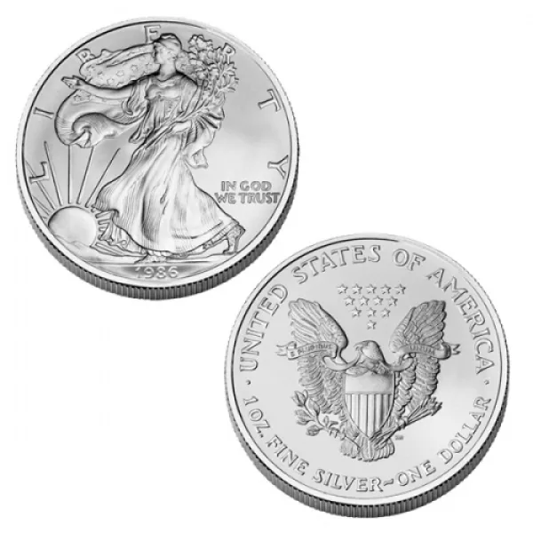 1986 1 oz Silver American Eagle Coin AMERICAN_1986_SILVER_EAGLE_1_OZ