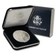 1986 1 oz Silver American Eagle Coin in U.S. Mint Box