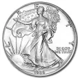 1989 1 oz Silver American Eagle Coin