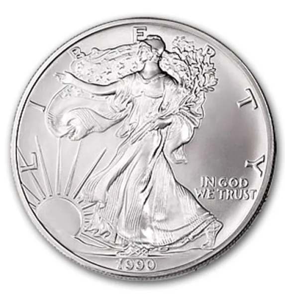 1990 1 oz Silver American Eagle Coin AMERICAN_1990_SILVER_EAGLE_1_OZ