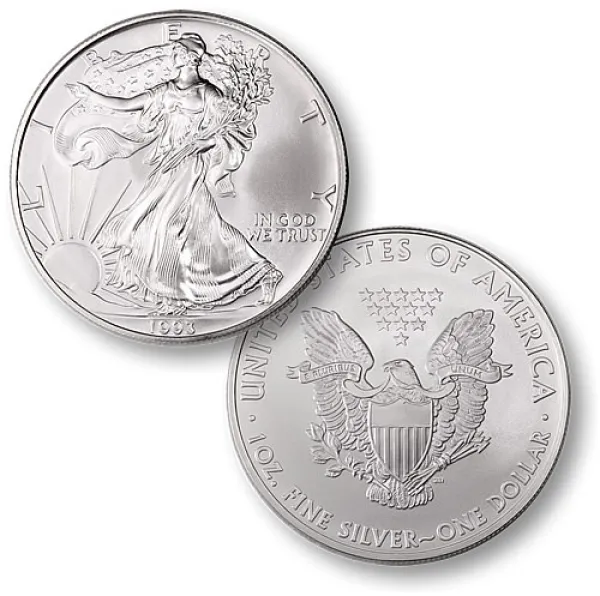 1993 1 oz Silver American Eagle Coin AMERICAN_1993_SILVER_EAGLE_1_OZ