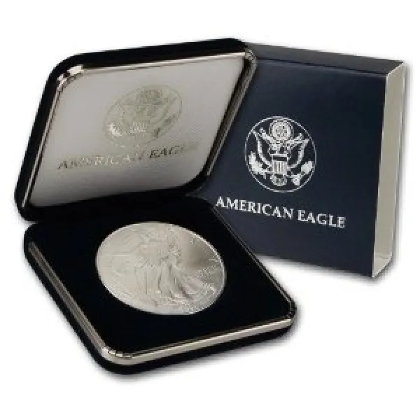 1996 1 oz Silver American Eagle Key Date Coin in U.S. Mint Box AMERICAN_1996_SILVER_EAGLE_KEY_DATE_1_OZ_USMINT_BOX