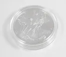 1997 1 oz Silver American Eagle Coin in Air-Tite Capsule