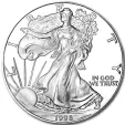 1998 1 oz Silver American Eagle Coin