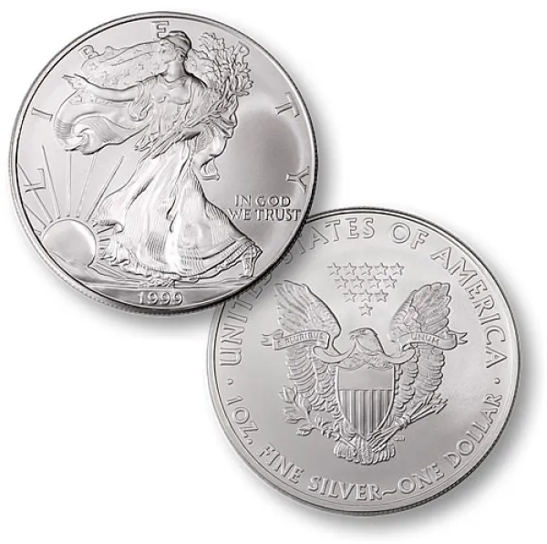 1999 1 oz Silver American Eagle Coin AMERICAN_1999_SILVER_EAGLE_1_OZ