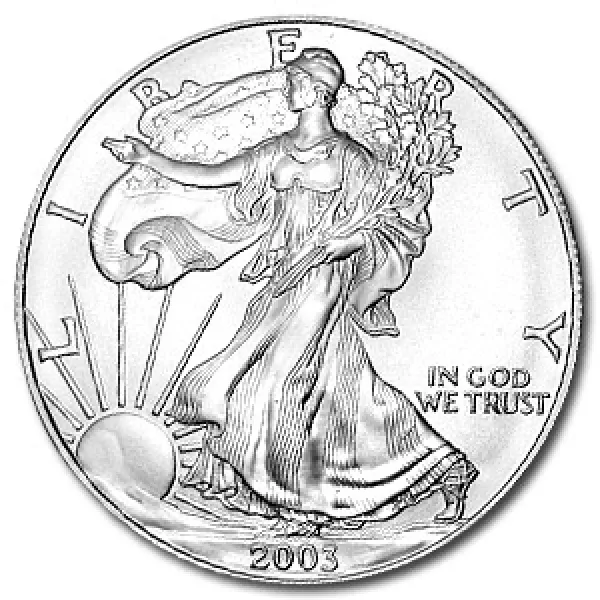 2003 1 oz Silver American Eagle Coin AMERICAN_2003_SILVER_EAGLE_1_OZ
